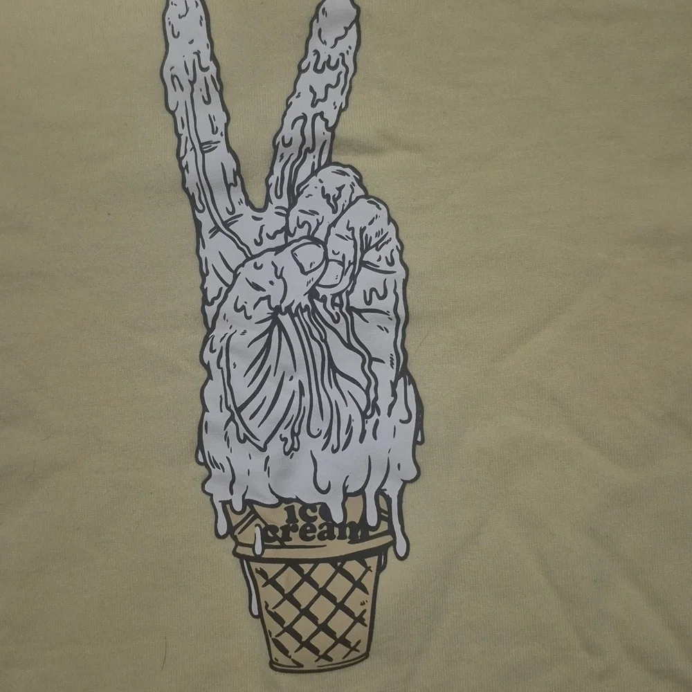 ICE CREAM MEN CUP TEE (YELLOW) SZ LARGE - Picture 5 of 7